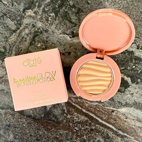 Ciate London Brazilian Glow Bronzing Powder Aruba Island Travel Size - Picture 3 of 9